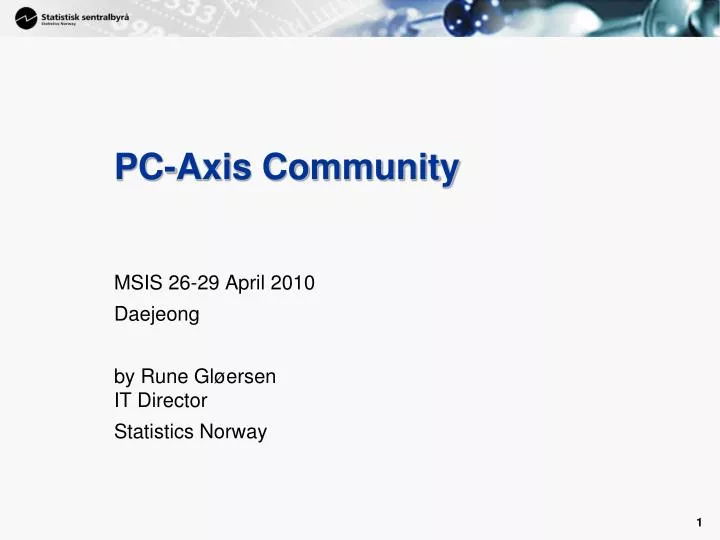 pc axis community