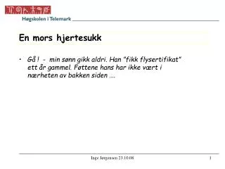 en mors hjertesukk