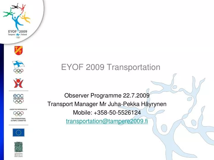 eyof 2009 transportation