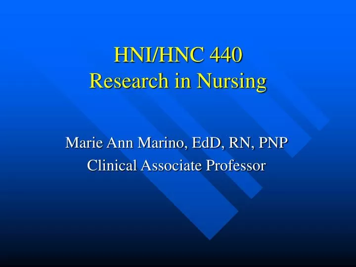 hni hnc 440 research in nursing