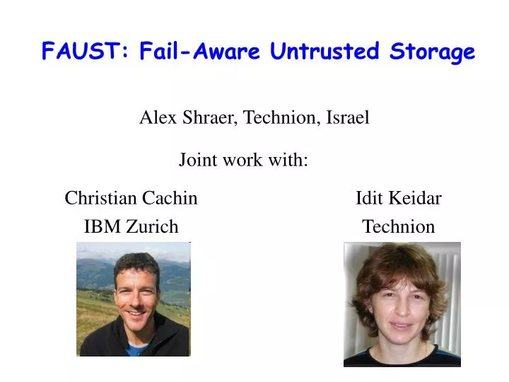 faust fail aware untrusted storage