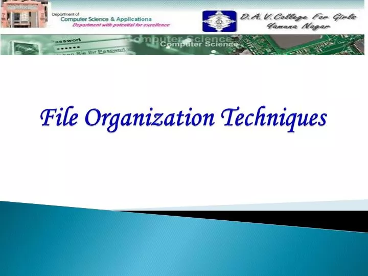 file organization techniques