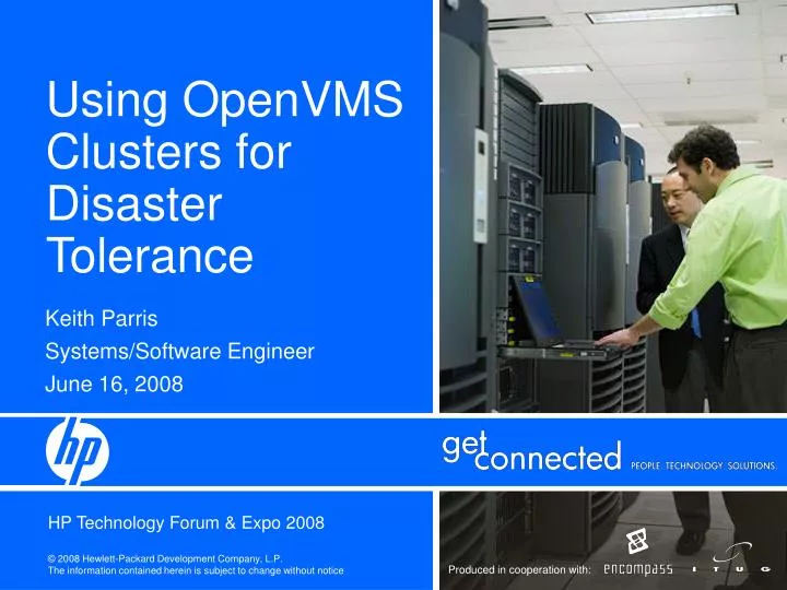 using openvms clusters for disaster tolerance