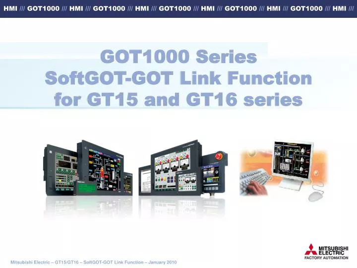 got1000 series softgot got link function for gt15 and gt16 series