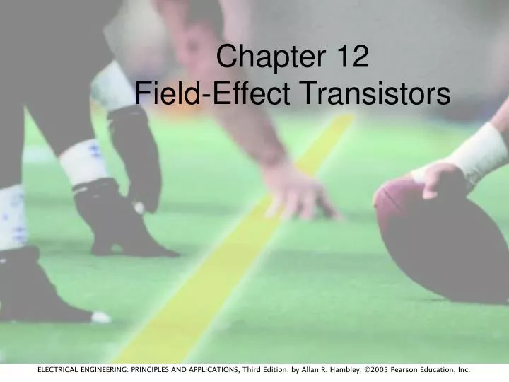 chapter 12 field effect transistors