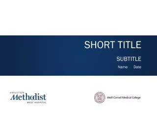 short title