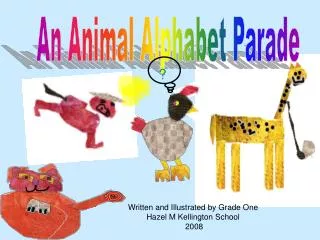 An Animal Alphabet Parade