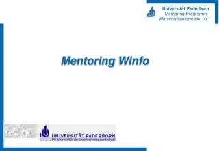 mentoring winfo
