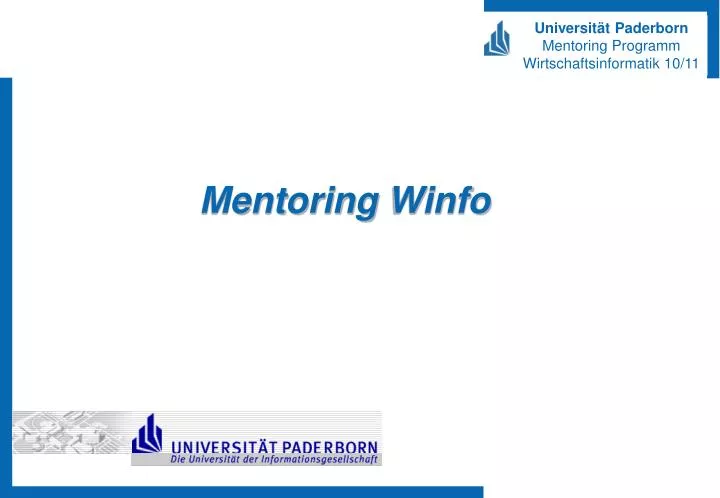 mentoring winfo