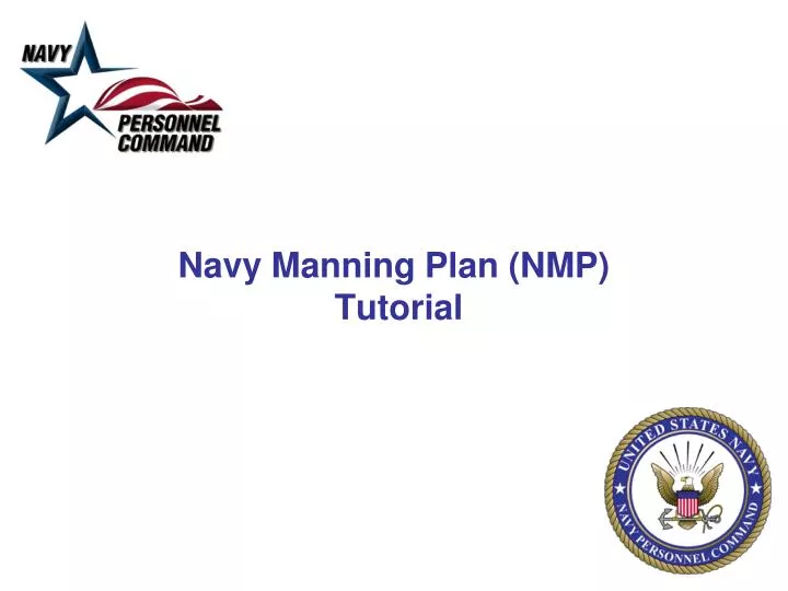 navy manning plan nmp tutorial
