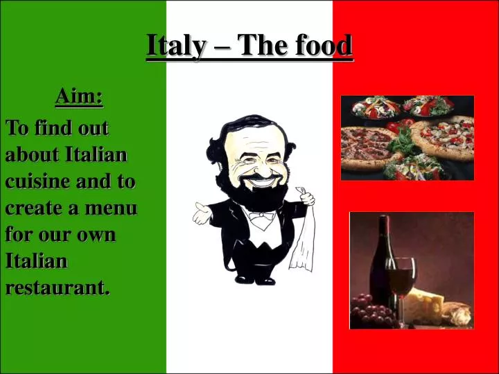 italy the food