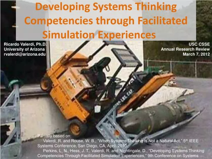 developing systems thinking competencies through facilitated simulation experiences