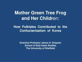 Why The Green Tree Frog Croaks