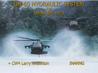UH-60 HYDRAULIC SYSTEM for UH-60 IPC 99-3