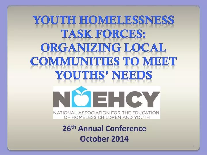 26 th annual conference october 2014