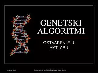 genetski algoritmi