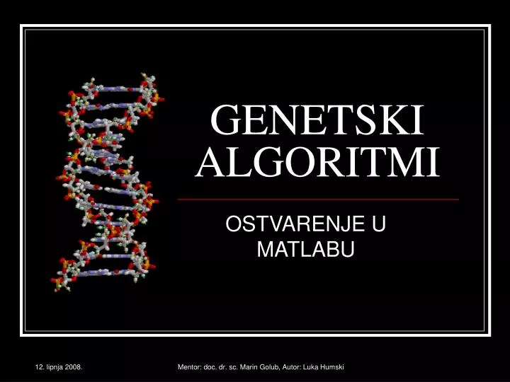 genetski algoritmi