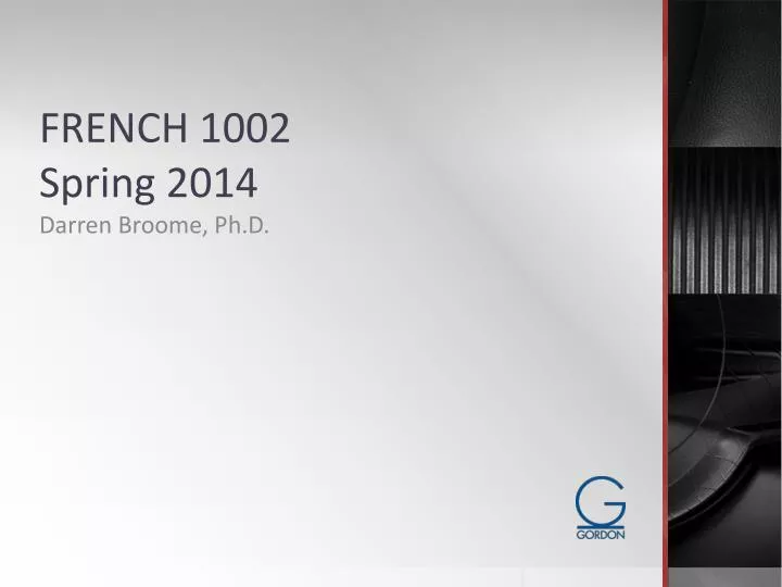 french 1002 spring 2014