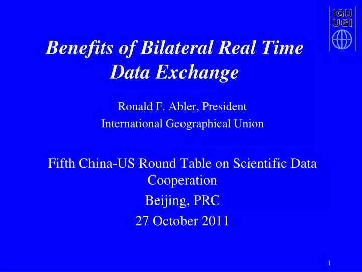 benefits of bilateral real time data exchange