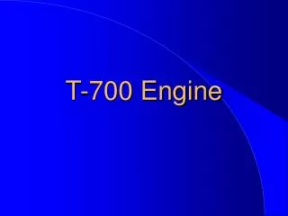 T-700 Engine