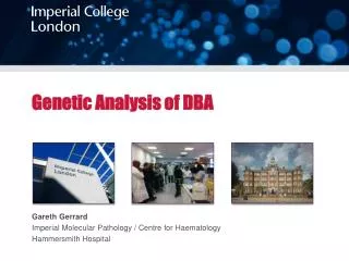 Genetic Analysis of DBA