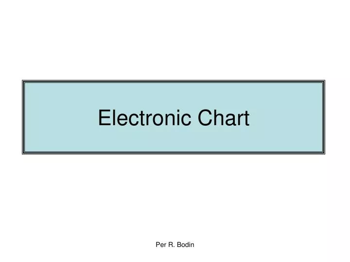 electronic chart