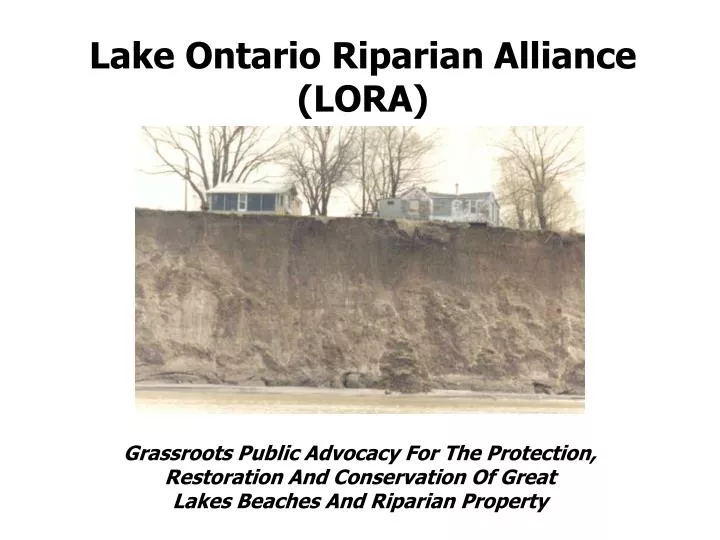 lake ontario riparian alliance lora