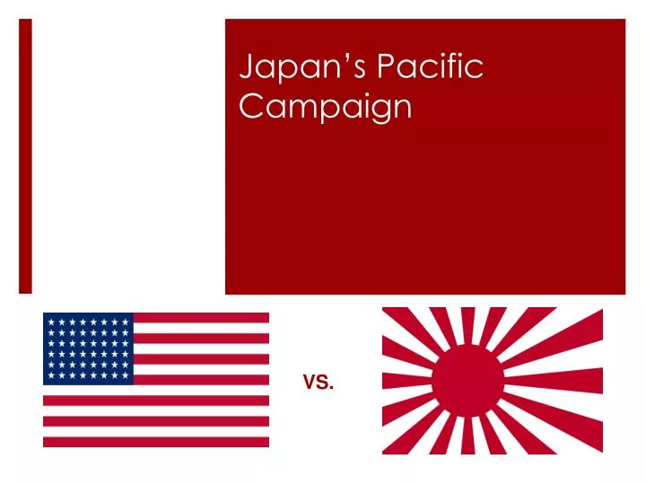 japan s pacific campaign