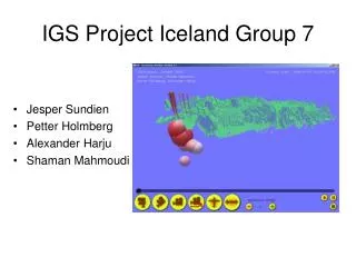 IGS Project Iceland Group 7