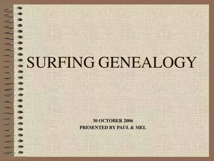 surfing genealogy