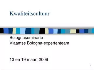 kwaliteitscultuur