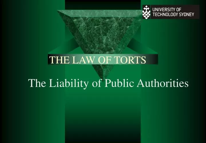 the law of torts