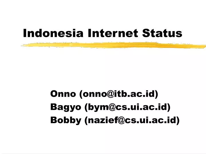 indonesia internet status