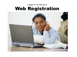 College of The Albemarle Web Registration