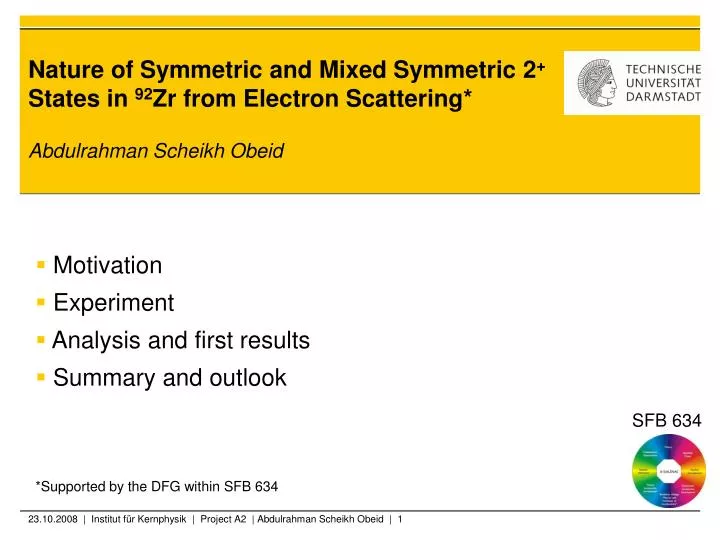 nature of symmetric and mixed symmetric 2 states in 92 zr from electron scattering