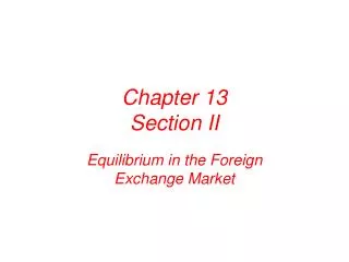 chapter 13 section ii