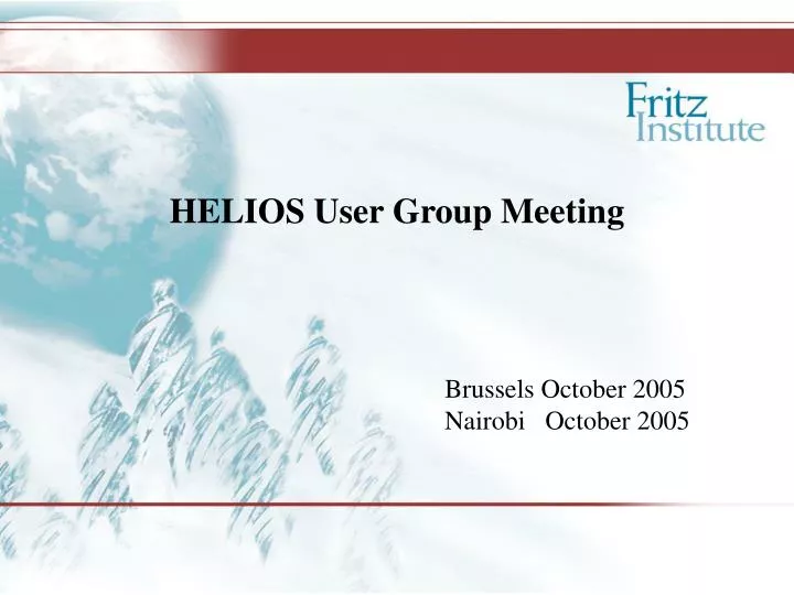 helios user group meeting