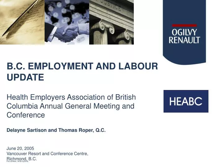 b c employment and labour update