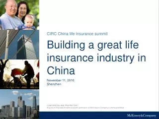 Building a great life insurance industry in China