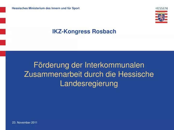 ikz kongress rosbach