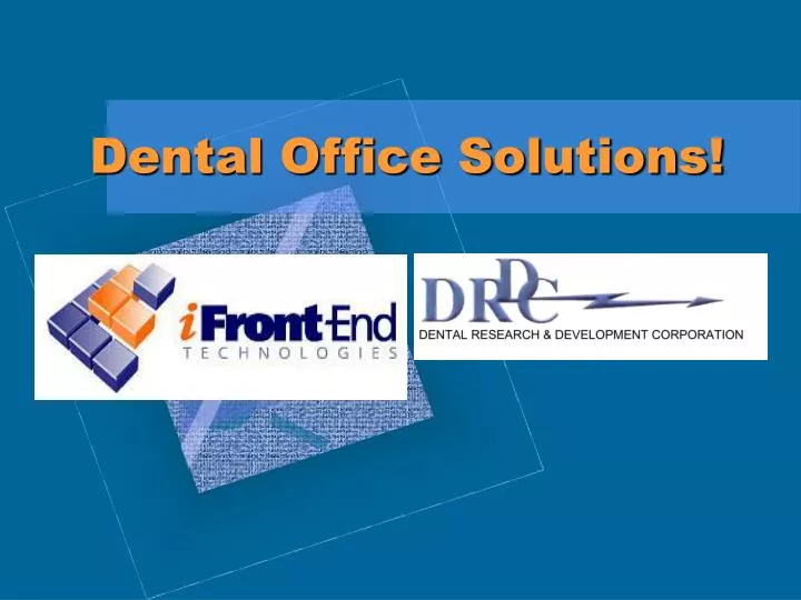 dental office solutions