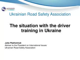 Ukrainian Road Safety Association