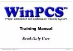 Read-Only User - slide 1