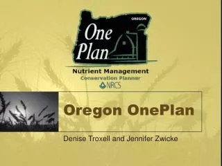 Oregon OnePlan