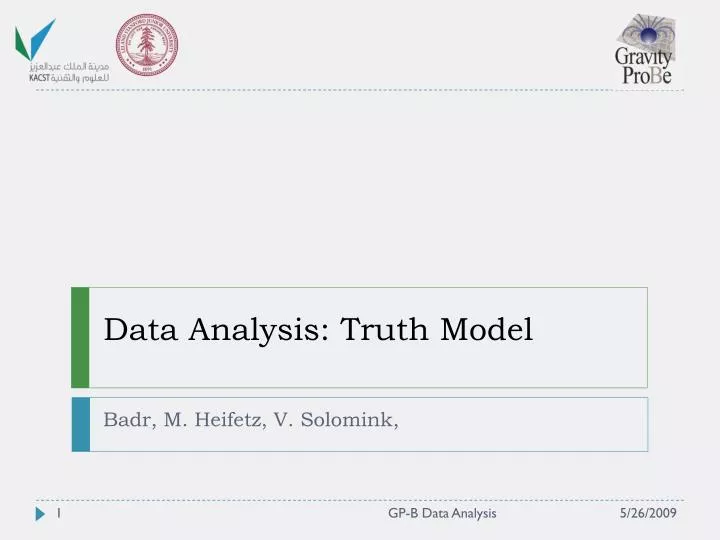 data analysis truth model