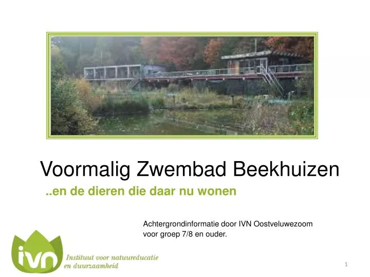 voormalig zwembad beekhuizen