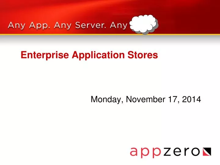 enterprise application stores