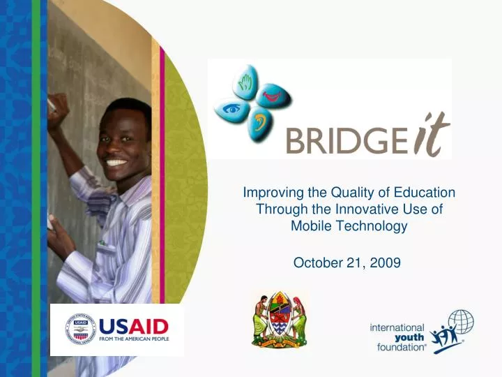 improving the quality of education through the innovative use of mobile technology