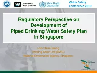 Lam Chun Hsiang Drinking Water Unit (DWU) National Environment Agency, Singapore