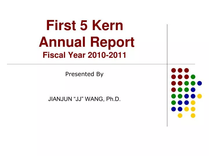 first 5 kern annual report fiscal year 2010 2011